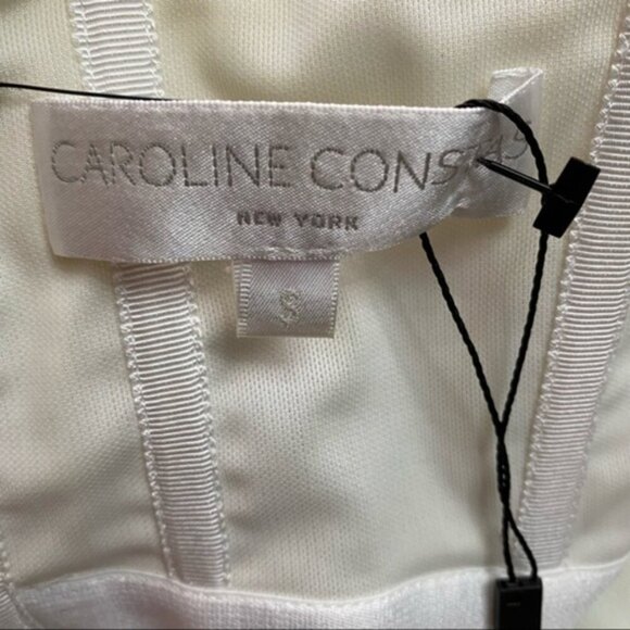 Caroline Constas‎ Carmen Ruffle-Sleeve Dress Women Size Small - Picture 6 of 7